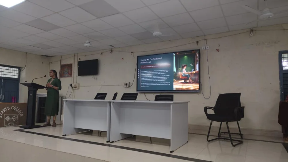 Communication workshop in a classroom