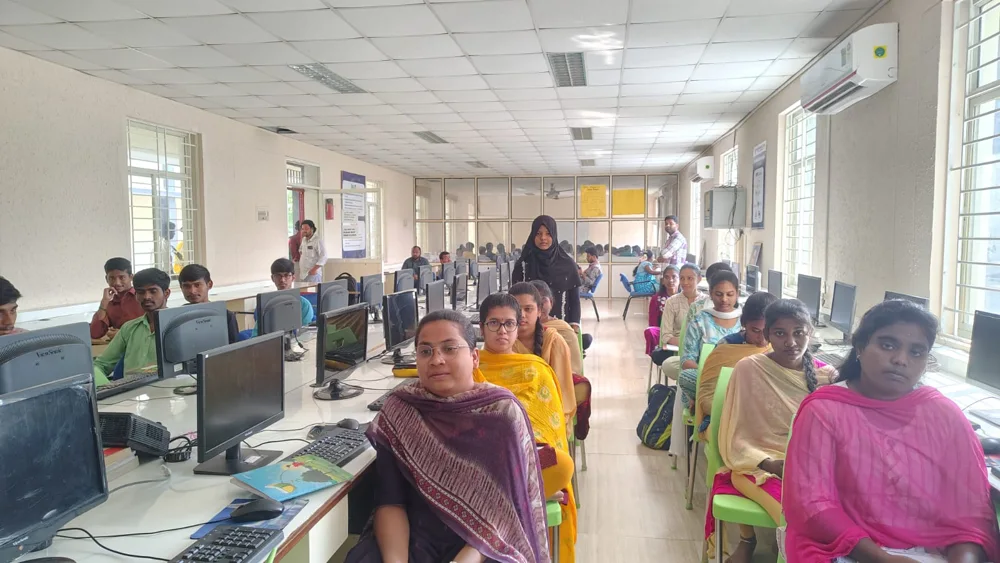 Educators participating in a training activity