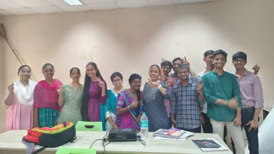 Brahmly workshop participants learning together